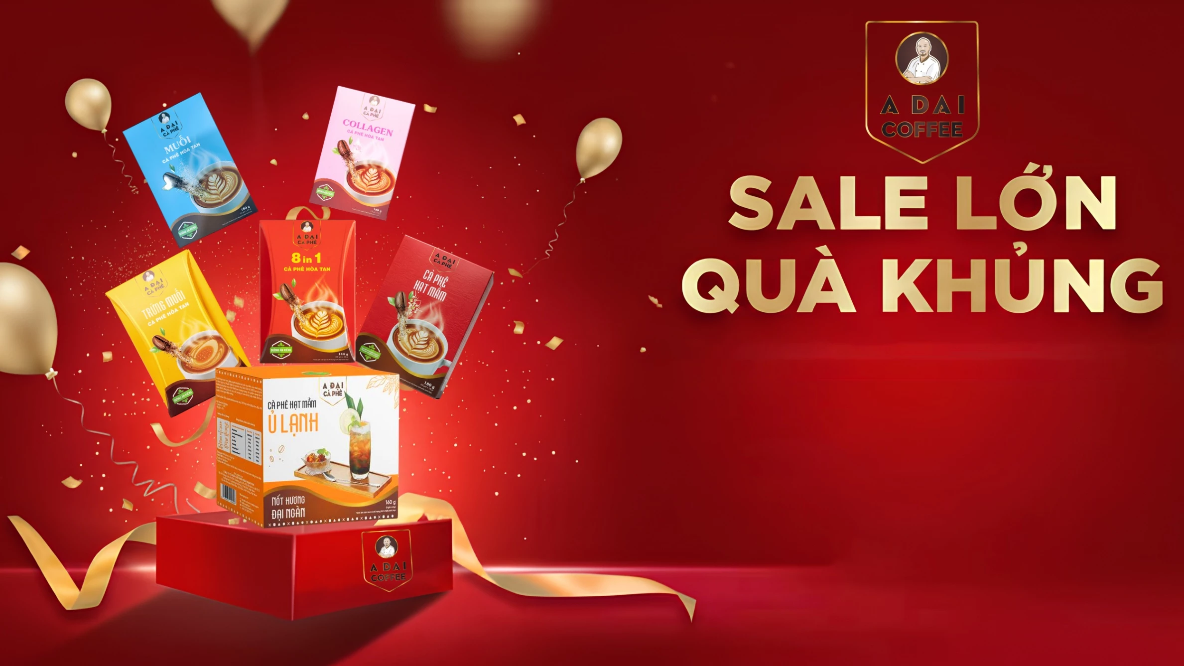 A ĐẠI CÀ PHÊ — banner khuyến mãi 3